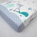 COTTON FITTED SHEET 70x140cm (in favorite fabric pattern/ design) - Heart White