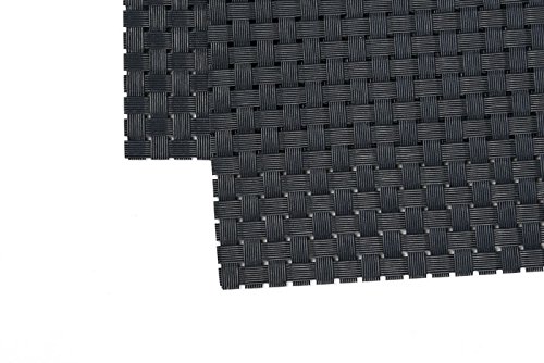 JAROLIFT PVC-Rattan Sichtschutzstreifen, anthrazit, 2,6m, 2 Stück - 3