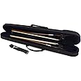 yinfente Upright Double Bass Bow Case String bass case for Bass Bow German French Style Hold 2pcs Bow Bag Box