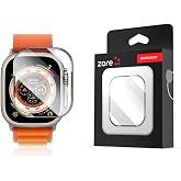 Zore Apple ile uyumlu Watch Ultra 49mm ALM-01 Metal &Ccedil;er&ccedil;eveli Ekran Koruyucu Siyah