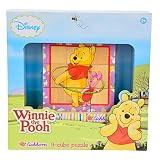 Eichhorn 100003329 - Disney Winnie the Pooh Bilderwürfel - 9 teilig mit 4 Motiven zum Stecken - 