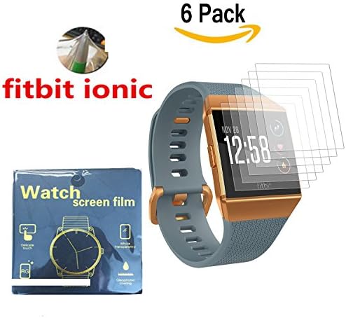 Fitbit Ionic Screen Protector, Yafine HD Ultra Clear Film Screen Protector for Fitbit Ionic Fitness Tracker