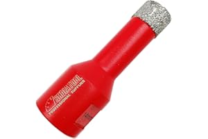 SHDIATOOL Brocas Diamantadas Rosca M14, 14mm Soldadura al vacío Brocas Diamantadas para gres Porcelánico Cerámica Granito Mármol Mampostería Ladrillo