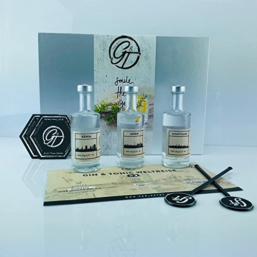Preisvergleich Produktbild Gin Weltreise Geschenkset Kenia-Japan-Schottland