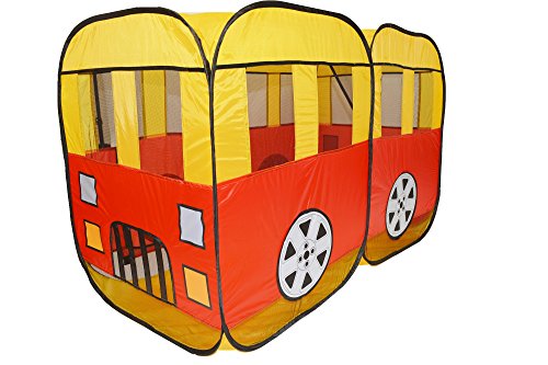 Large wheels on the bus toy tent - Sing a long and role play with children - Quick and easy to put up and down