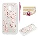 Produktbild Für Samsung Galaxy J3(J330) 2017 Hülle,Samsung Galaxy J3(J330) 2017 Silikon TPU, SKYXD Glitter Shine Bling Star Sparkle Back Cover Cute Sparkle bunt Liebe Handy Tasche Hülle mit Premium TPU Hohe Qualität Kreativ Design Weiche Silikon Gel Gummi Ultra Dünn Antishock Schutzhülle Stoßfest für Samsung Galaxy J3(J330) 2017 + 1xStylus + 1xDust Stecker,Rose Gold