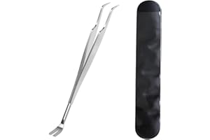 JIEYUCHU Pinzas Garrapatas, Garrapatas Herramienta, Garrapatas Ganchos de Acero Inoxidable con Mango Extra Largo, Garrapatas Protección para Personas, Perros, Gatos y Animale