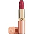L’Oreal Paris Color Riche Les Nus Satin lipstick, 174, Insouciant, long-lasting and nourishing, enriched with Argan Oil and Vitamin E.