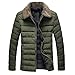 Produktbild Herren Daunenjacke Daunenmantel,TWBB Wintermantel Winterjacke Sweatshirt Langarm Steppjacke Oberbekleidung Slim Top Outwear Männer Sweatjacke Mantel Pelz Halsband