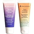 Dermatale Tinted Mattifying Sunscreen SPF 50, PA+++, 50gm & Intense Moisturizing Cream, 50gm for Men and Women Reduces Acne Marks & Scars, Maintains pH Balanced All Skin Types (Combo Pack of 2)