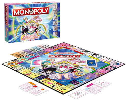 Winning Moves- Monopoly-Sailor Moon-Edizione Italiana