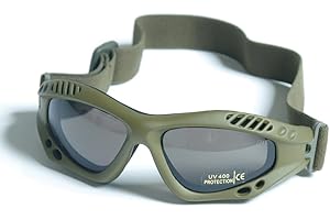 Mil-Tec Tactical Commando Air Pro Army Lunettes de protection des yeux Airsoft Olive