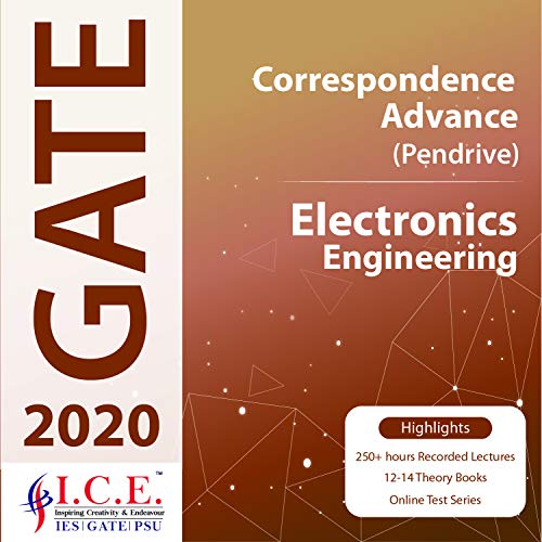 ICE GATE Electronics & Communication Engineering (Video Lectures+Test Series+Study Material) - USB Course - 2020