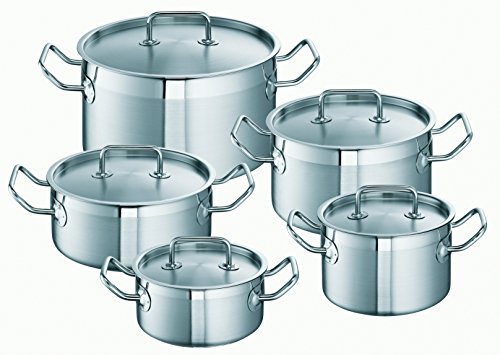 Schulte-Ufer Set 450 Topf-Set Mega-Set Profi-Line i, 5tlg.