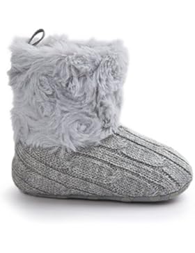 Auxma Snow Boots Soft-Krippe Schuhe Kleinkind Stiefel für 0-18 Monate Baby