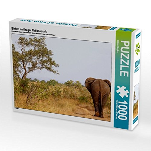 Preisvergleich Produktbild Elefant im Kruger Nationalpark 1000 Teile Puzzle quer (CALVENDO Orte)