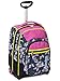 Produktbild Trolley Fit Seven , Romantic , Schwarz Rose , 35 Lt , 2in1 Rucksack Mit Rollen , Schule & Reise