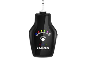 KIMAFUN Un Transmisor, Necesita Receptor para Trabajar 2.4G Inalámbrico In-Ear Monitorización para Ensayo de Banda, Amplificador de Bajo de Guitarra, Parlantes, Grabación, Transmisión en Vivo