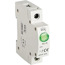 Spia LED Per Guida DIN - Indicatore Luminoso 230V, Rosso/Giallo/Verde, Per Quadri Elettrici E CNC - Foto 6