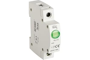 KANLUX Lampe avec voyant à LED, détecteur de réseau, carré vert, barre Din LED Kli-r