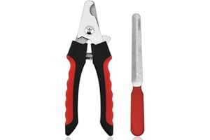 HZBAIYI Nail Clippers for Dogs with Quick Sensor and Safety Lock Easy-to-Cut Pets Nail Cutter Non Slip Handles for Large and Medium Breeds Pet Nail Clipper for Pets Dog Cat