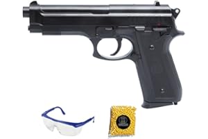 CyberGun Taurus PT92 - Pistola de Airsoft Calibre 6mm (Arma Aire Suave de Bolas de plástico o PVC). Sistema: Muelle. <3,5J