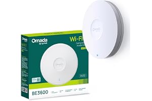 TP-Link Omada EAP720 WiFi-åtkomstpunkt 7 BE5000 planfonier, Double Band 4 Stream, 1 Port 2.5 Gigabit PoE+-stöd, täcker upp till 140㎡, 250+ samtidiga kunder, transparent roaming, Omada Mesh