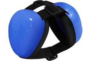 derYEP Hunde-Ohrenschützer für Gehörschutz, 29 dB NRR, Ohrenschützer, Lärmschutz (Medium, Blau)