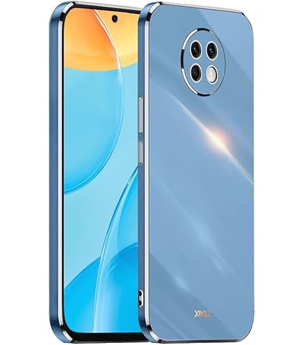 Cover Per Xiaomi Redmi Note 9T 5G - Custodia TPU Gradiente Viola/Blu Con Angoli Rinforzati