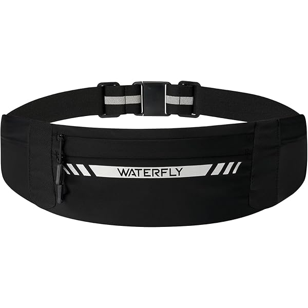 Waterfly Running Belt Bum Bag: Ademende Slanke Heuptas Telefoonhouder Waterfly Running Belt Bum Bag: Ademende Slanke Heuptas Telefoonhouder