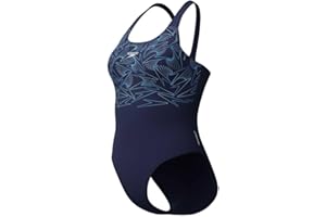 Speedo Women's Hyperboom Placement Muscleback Swimsuit Swimwear (Pack of 1)