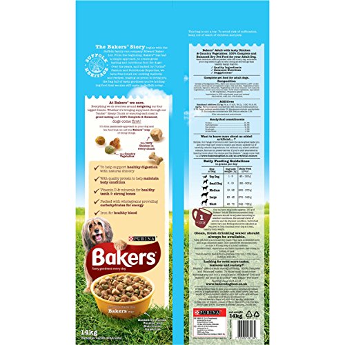 Bakers Adult Dog Food Chicken and Veg, 14 kg