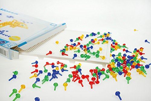 Lena 35606 – Bastelset Steck – Mosaik Set transparent mit 260 Steckern 10 mm - 2