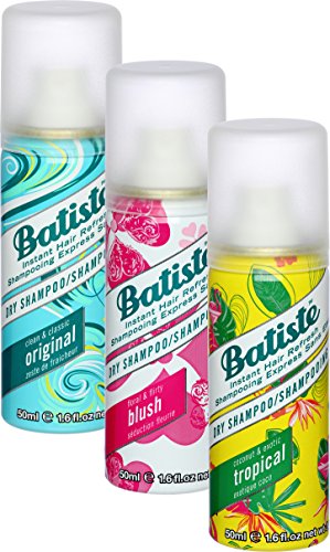 Batiste Trockenshampoo Dry Shampoo Mini Mix, Frisches Haar für alle Haartypen, 3er Pack 2+1 (3 x 50 ml) - 2