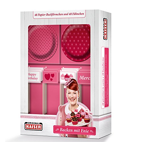 Kaiser 2300652146 Cupcake Deko Set "Backen mit Enie"