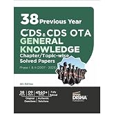 Buy Disha 18 Previous Year CDS & CDS OTA General Knowledge Topic-wise ...