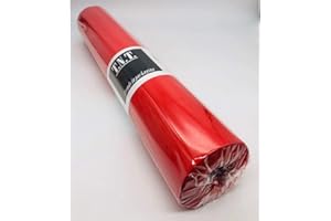 Unknow Rotolo in TNT Rosso 50 Centimetri x 20 Metri | Tovaglia Simil Carta USA e Getta lenzuolino per tavoli Feste Party Eventi Cerimonie ristorazione