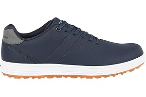 Greg Norman Bandit - Zapatos de golf impermeables sin pinchos para hombre