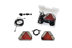 LEDS'INNO LED 'inno 050006 6 funktions Kit de feux arrière LED pendentif, 2/Pendentif 5 m de câble, connecteur 12 V 13 broches, Set of 2