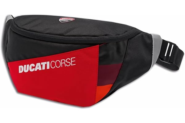 Sac à la Hanche Ducati Corse Sport Rouge 38x15x10cm