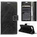 Produktbild KingSang OnePlus 5 Hülle Ledertasche Lederhülle Brieftasche Schutzhülle für OnePlus 5 Euti PU Flip Case Cover mit Standfunktion - Schwarz