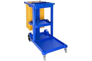 Jantex Cleaning Trolley Blue