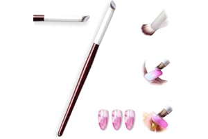FANJUANLAN Herramienta de degradado de renderizado de esmalte de uñas, Sombread Degradado pincel de sombra, nail Art Brush lavable para DIY Nail Art herramienta creativa profesional