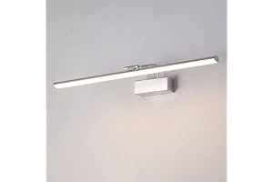 UDYGQM Mirror Light LED Vanity Light, Modern Bathroom Mirror Lamp, Makeup Lighting Fixture, Nordic Bath Lights Vanity Wall Mounted Lamps for Dressing Table Toilet Wall Bedside Decor Lamp,6000k-57cm