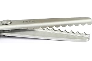 Hui Tong Forte e affilato Forbici zig zag per stoffa, Seghettate e ondulati Forbici Dentellate, 3/5/7mm per un totale di 6 specifiche(ondulati 7mm)