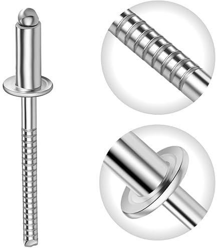 Rapid Blindklinknagels RVS 3,2mm, 2-4mm Klembereik, 50 St. V2A Klinknagels, Set Incl Boor, voor Blindklinknageltang