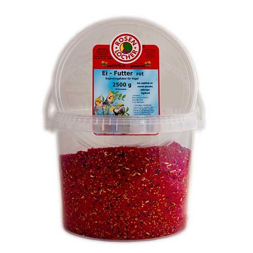 Preisvergleich Produktbild Rosenlöcher- Eifutter rot 5 Liter / 2.5 kg
