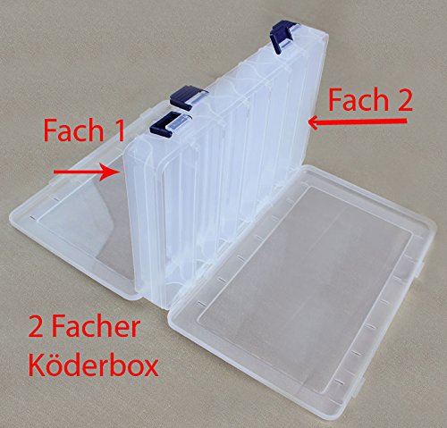 Plastikbox Angelbox Köderbox zubehörbox Angel Box TACKLEBOX (JCB203) - 2