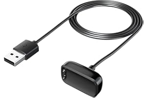 Arblel Charge 6 charger Compatible with Fitbit Charge 6/Charge 5/Fitbit Luxe Cable Replacement for Charge 5/Luxe Smartwatch Charging Accessories (1.6ft)