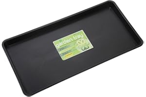 GARLAND Tierra Garden GP100B capo tan Garden vassoio, nero, 79 x 40 x 5 cm